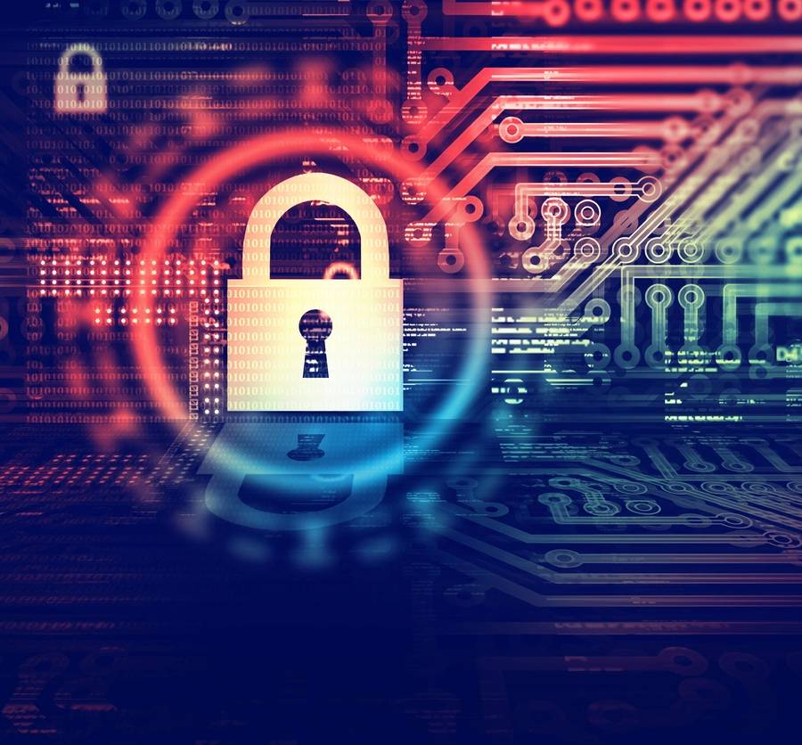 Photo showing a padlock to depict security